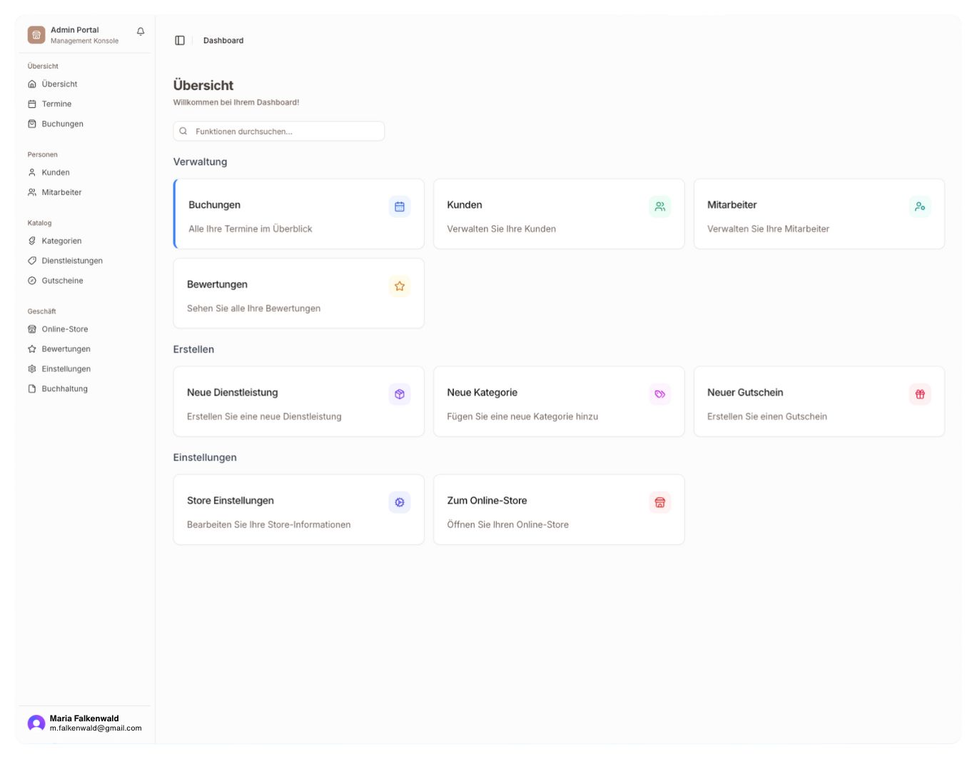 YouBookUs Dashboard